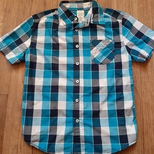 Boys Plaid Button Down